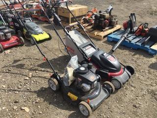 Lot of (2) Remington and White Outdoor Lawn Mowers (Requires Repair).