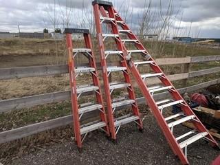 Fiberglass Step Ladders 6', 8' & 12'.