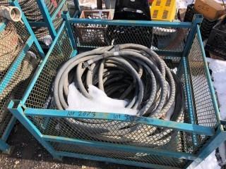 Lot of Assorted Lengths of 1" Fuel Transfer Hoses.