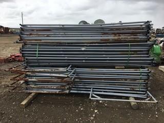 Lot of Assorted 10' Steel Ranch Panels.