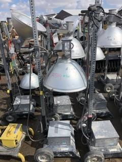 Lot of (3) Metal Halide Portable Electric Work Lamps.