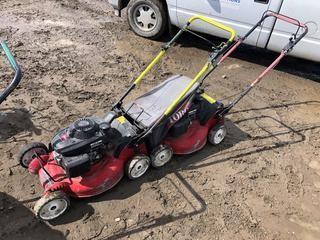 (2) Toro Commercial 21" Walk Behind Mowers.