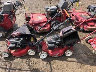 (2) Toro Commercial 21" Walk Behind Mowers.