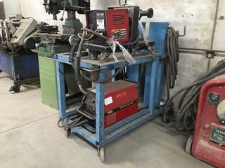 Lincoln Electric Welders (1) Invertec V350-Pro (1) LN-7 c/w Cart