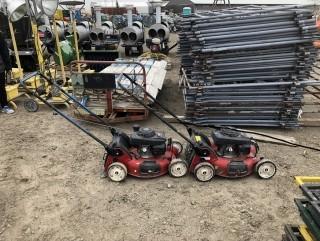 (2)Toro Honda Gas Lawn Mowers.