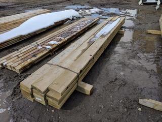 Lot of Approximately (15) 2"x6"x10' Pressure Treater Lumber.