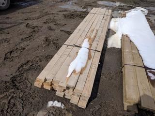 Lot of Approximately (35) 2"x4"x12' Lumber.