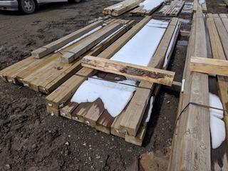 Lot of Approximately (9) 4"x6"x14' Lumber.