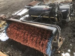 68in Skid Steer Hydraulic Sweeper Attachment