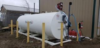 2012 Meridian 10000L DW Standard 10,668L Skid Mounted Fuel Tank C/w Fill-Rite Meter, Nozzel. Unit #3. SN 6020121037049