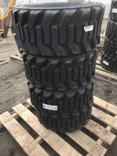 Qty Of (4) 31X12-16.5 Skidsteer Tires