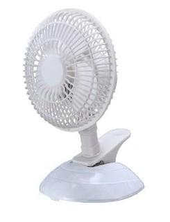 Mainstays Clip Desk Fan, White