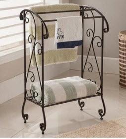 Free Standing Metal Towel Stand