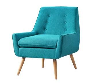 Eytel Side Chair, Turquoise/Blue