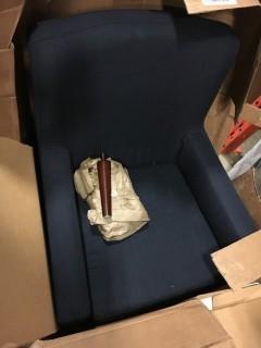Navy Blue Armchair