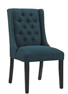 Arnoldsville Baronet Upholstered Dining Chair, Azure- Set Of 2