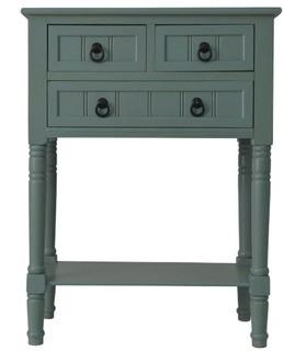 Wedgewood Console Table, Ice Blue