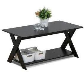 Spurgeon Modern Simplistic Criss-Crossed Coffee Table