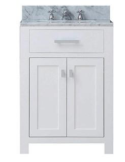 Raven 24" Single Bathroom Vanity, White