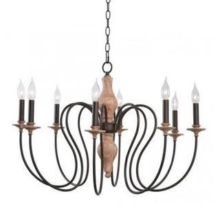 8-Light Candle Style Chandelier