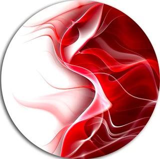 3D Fractal Abstract Design' Graphic Art Print on Metal 23x23"