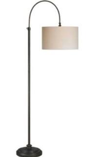 Forty West Reagan Oil Rubbed Bronze Adjustable Arc Floor Lamp