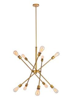 Caden 10-Light Sputnik Chandelier, Beass