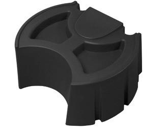 Rain Wizard 50 Gallon Rain Barrel Stand, Black