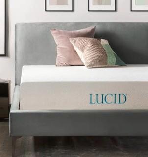 Lucid 12" Plush Gel Memory Foam Mattress, Full