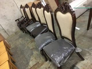 Set Of 6 Dining Chairs, As Is.