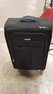 West jet 28" Blk Soft Sided Luggage - Handle Sticks