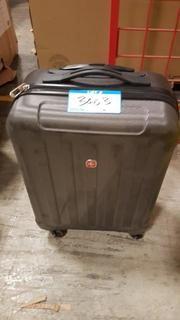 Swiss Wenger 17" Grey Hard Sided Luggage