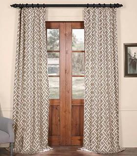 Berumen 2 Geometric Room Darkening Rod Pocket Curtain Panels 50x108"