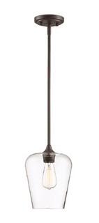 Hickerson 1-Light Bell Pendant English Bronze