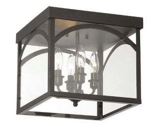 Mount Airy 4-Light Flush Mount, English Bronze