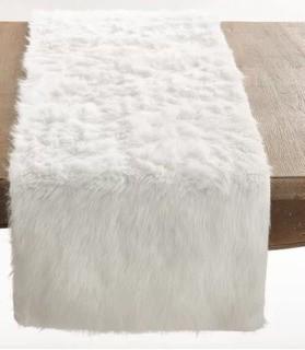 Branchville Table Runner, White 15x72"