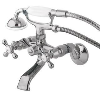 Kingston Brass Vintage Clawfoot Tub Faucet, Polished Chrome