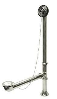 Kingston Brass CC2091 Brass Claw Foot Bath Drain, Polished Chrome