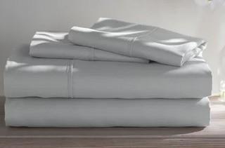 Wayfair Basics 1800 Series 4 Piece Sheet Set, Queen, Light Grey