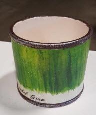 (4) 5x4: Ceramic Bucket (Green)