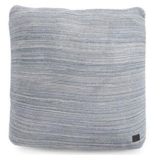Marc O'Polo Knit Throw Pillow 20x20, Smoke Blue 