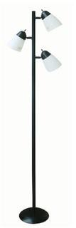 Hampton Bay?64.5-inch Black Track Tree Floor Lamp with 3 Plastic Shades