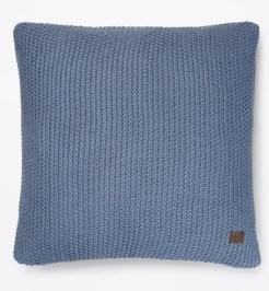 Marc O'Polo Knit Throw Pillow 20x20, Blue 
