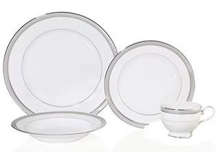 Mikasa Platinum Crown -Piece Place Setting, Service for 1 ( Missing Tea Saucer )