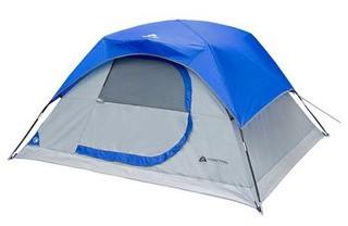 Ozark Trail 3 Person Dome Tent 7'(L) x 6' (W) x 42" (H)