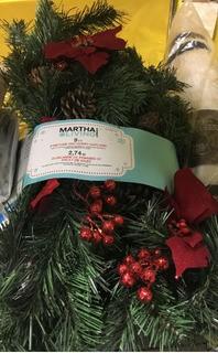 Martha Living 9ft Pinecone And Berry Garland 