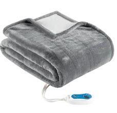 Beautyrest Black Heated Blanket, Grey, Size Unknown-Open Box