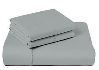 Monaco Sheet Set, Queen, Light Grey 