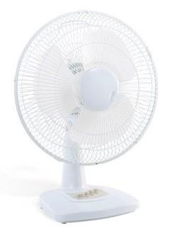 Mainstays Oscillating Tale Fan 12", White 