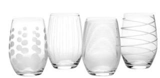 Mikasa 7PC Stemless Wine Glasses 17 oz